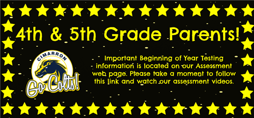 Important Assessment Information Link Below  